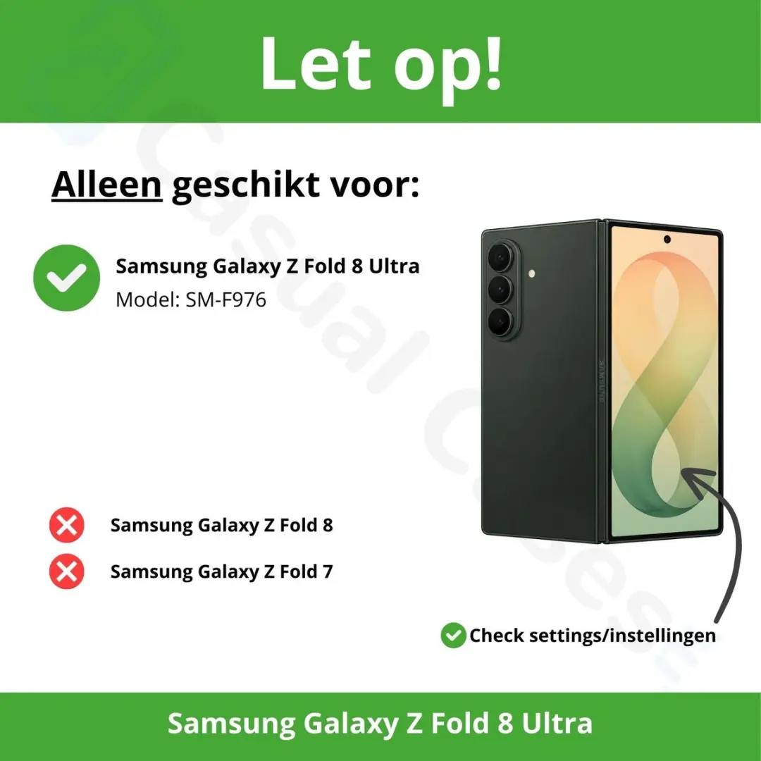 Caseme Samsung Galaxy Z Fold8 Hoesje Portemonnee