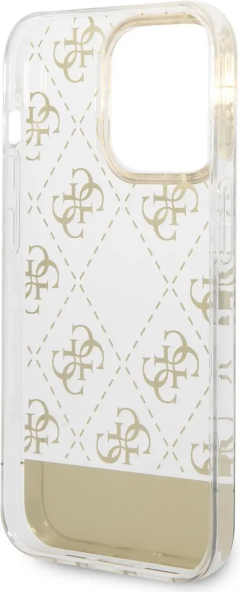 GUESS TPU Smartphonehoesje iPhone 14 Pro Max - Goud - MagSafe