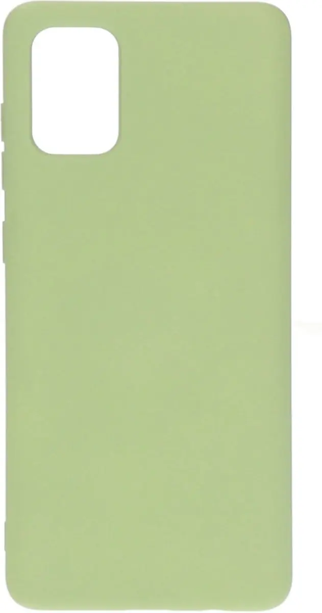 Mobiparts Samsung Galaxy A71 Siliconen Hoesje MP-104921 - Groen