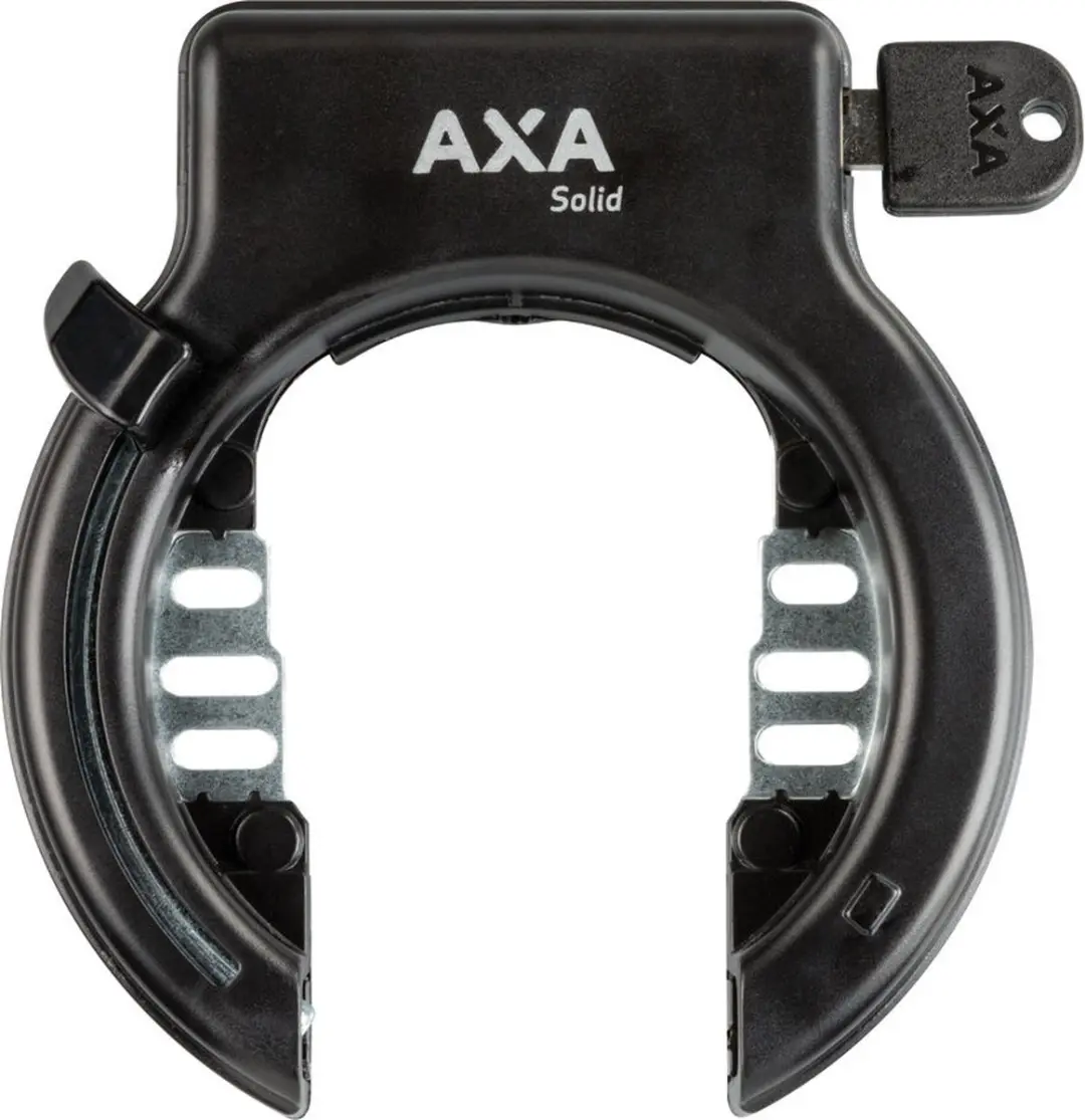 Axa Solid Plus Fietsringslot - Zwart mat