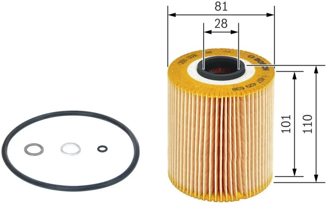 Bosch Oliefilter P9638