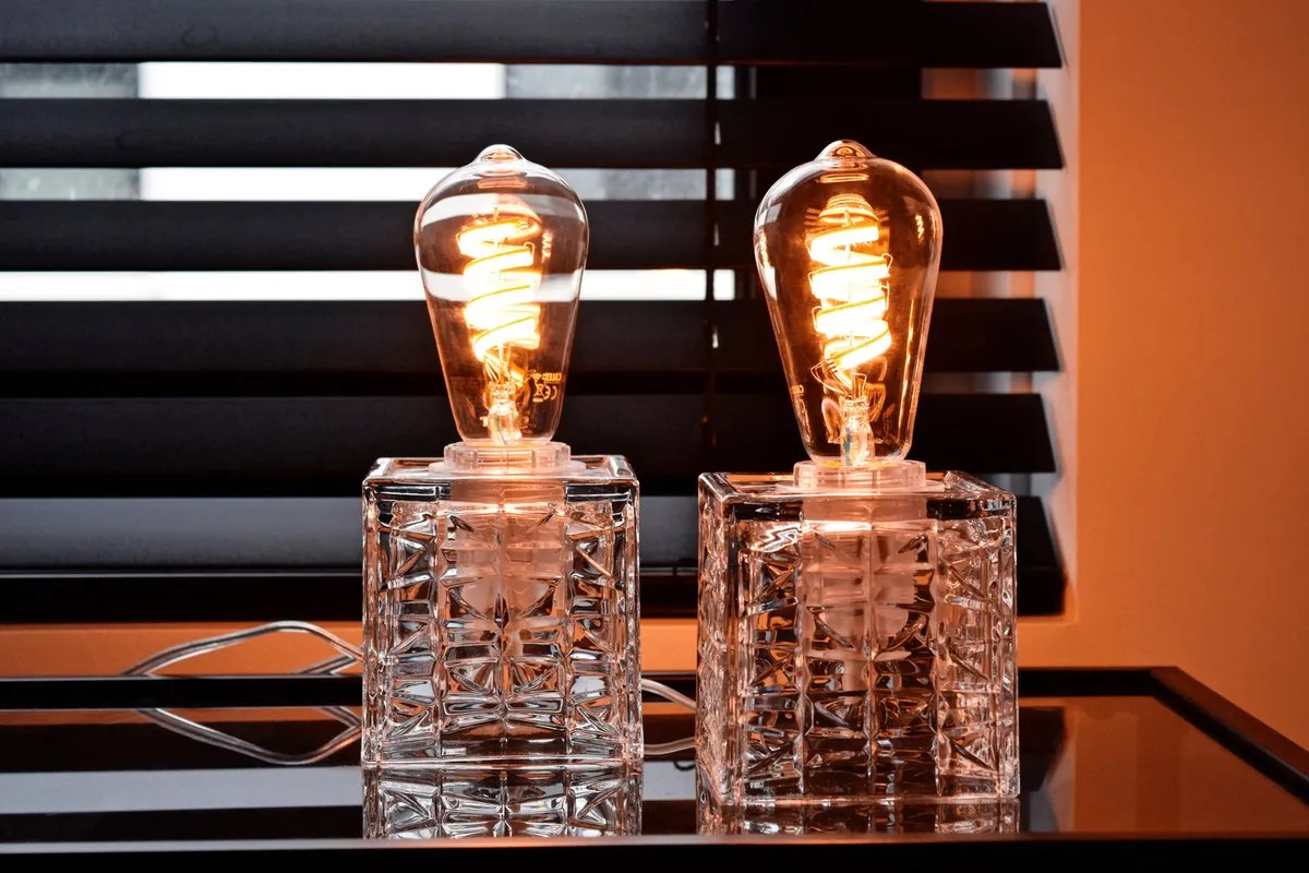 Calex Glas Tafellamp E27 - 10cm Helder