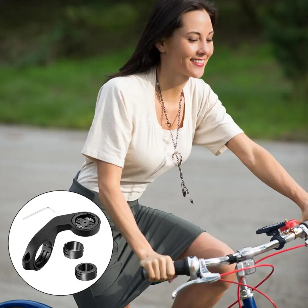 ECTEATOY Fietscomputerhouder Garmin Edge - Zwart