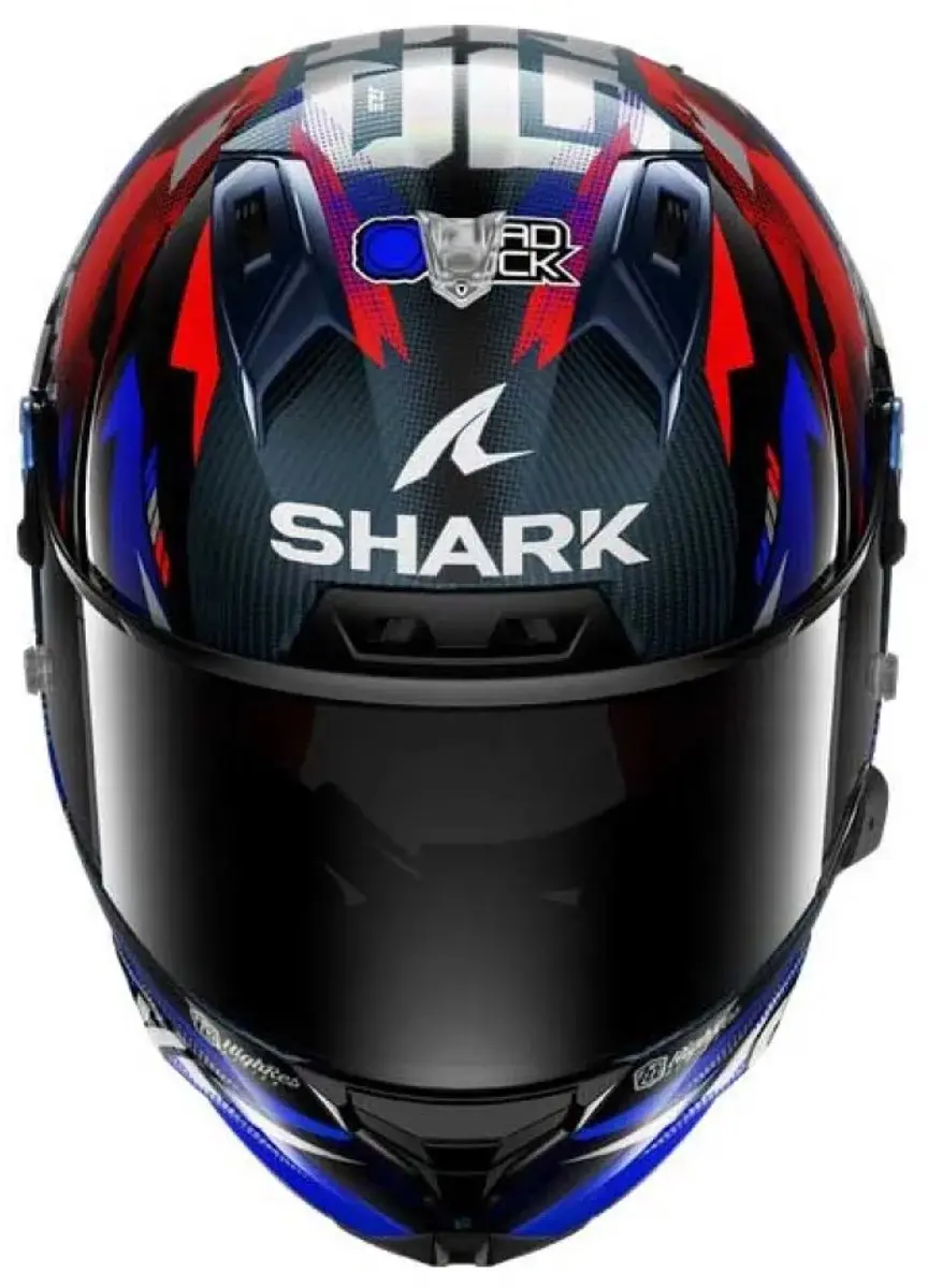 Shark Aeron Zarco GP DE France Helm - S Carbon Blue Chrom