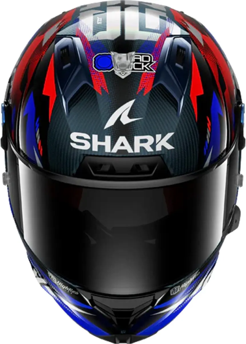 Shark Aeron Zarco GP DE France Helm - S Carbon Blue Chrom