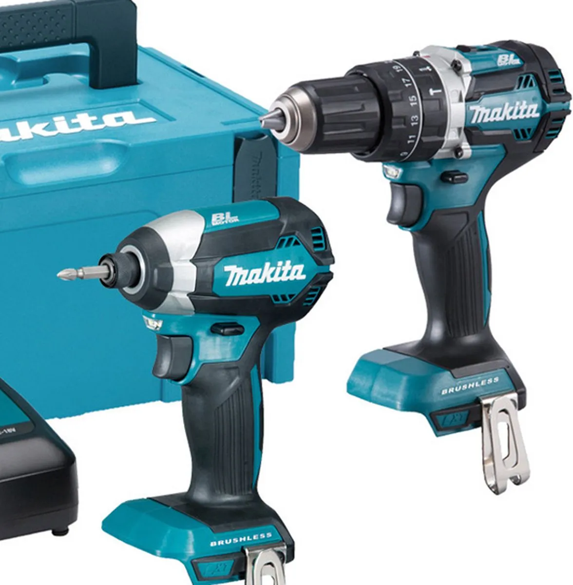Makita DLX2180TJ 18V Combiset - Klopboormachine & Slagschroevendraaier - 2x 5.0Ah