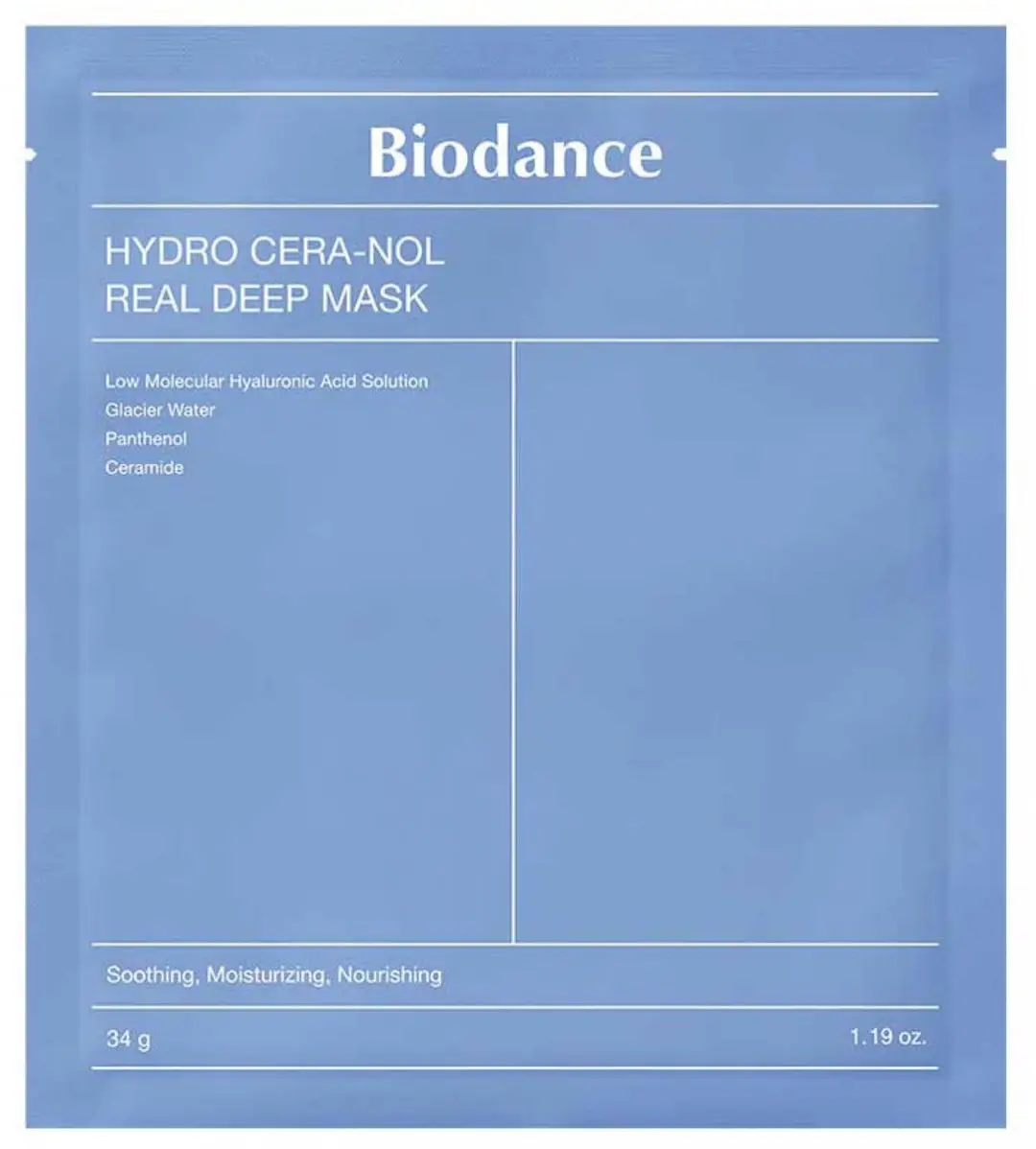 Biodance Hydro Cera-Nol Real Deep Mask 34g