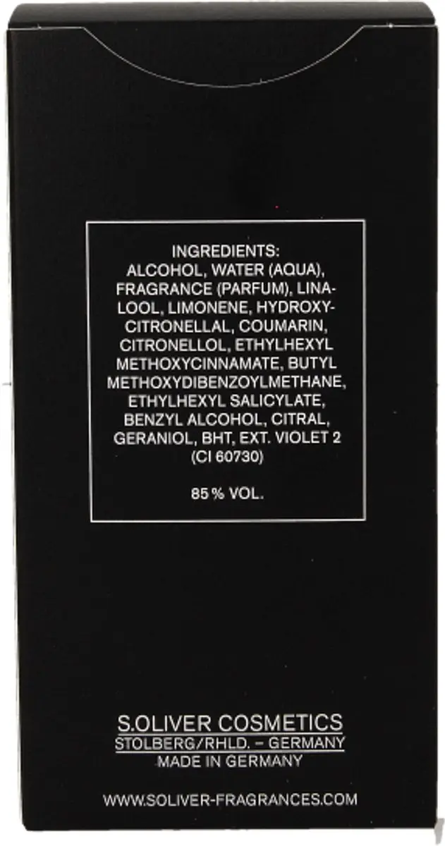 s.Oliver Black Label Heren Eau de Toilette 30ml - afbeelding 6 van 6