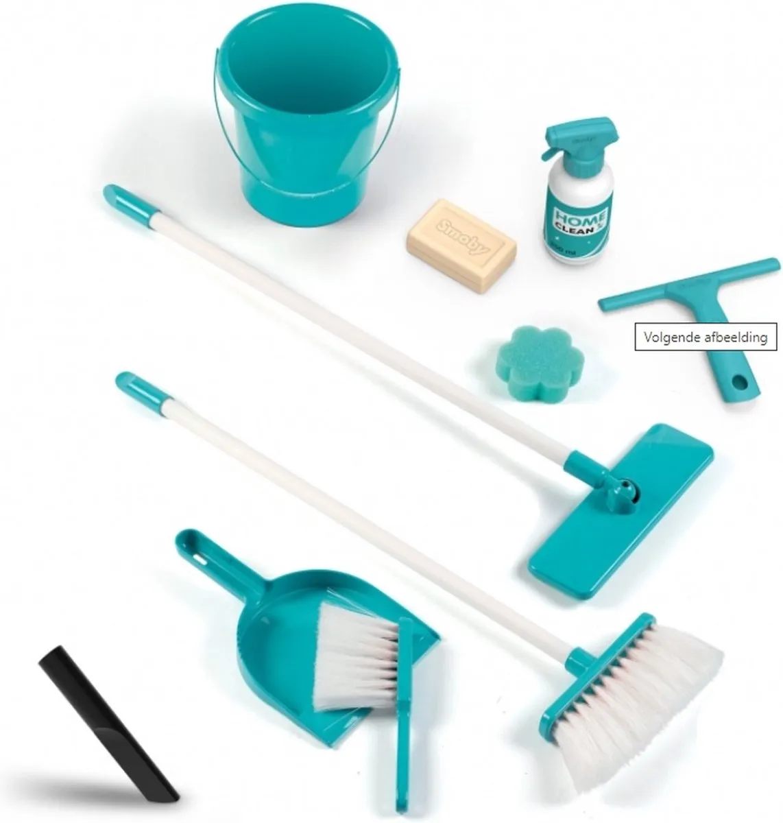 Smoby Speelgoedstofzuiger Rowenta Schoonmaaktrolley - 3x AAA