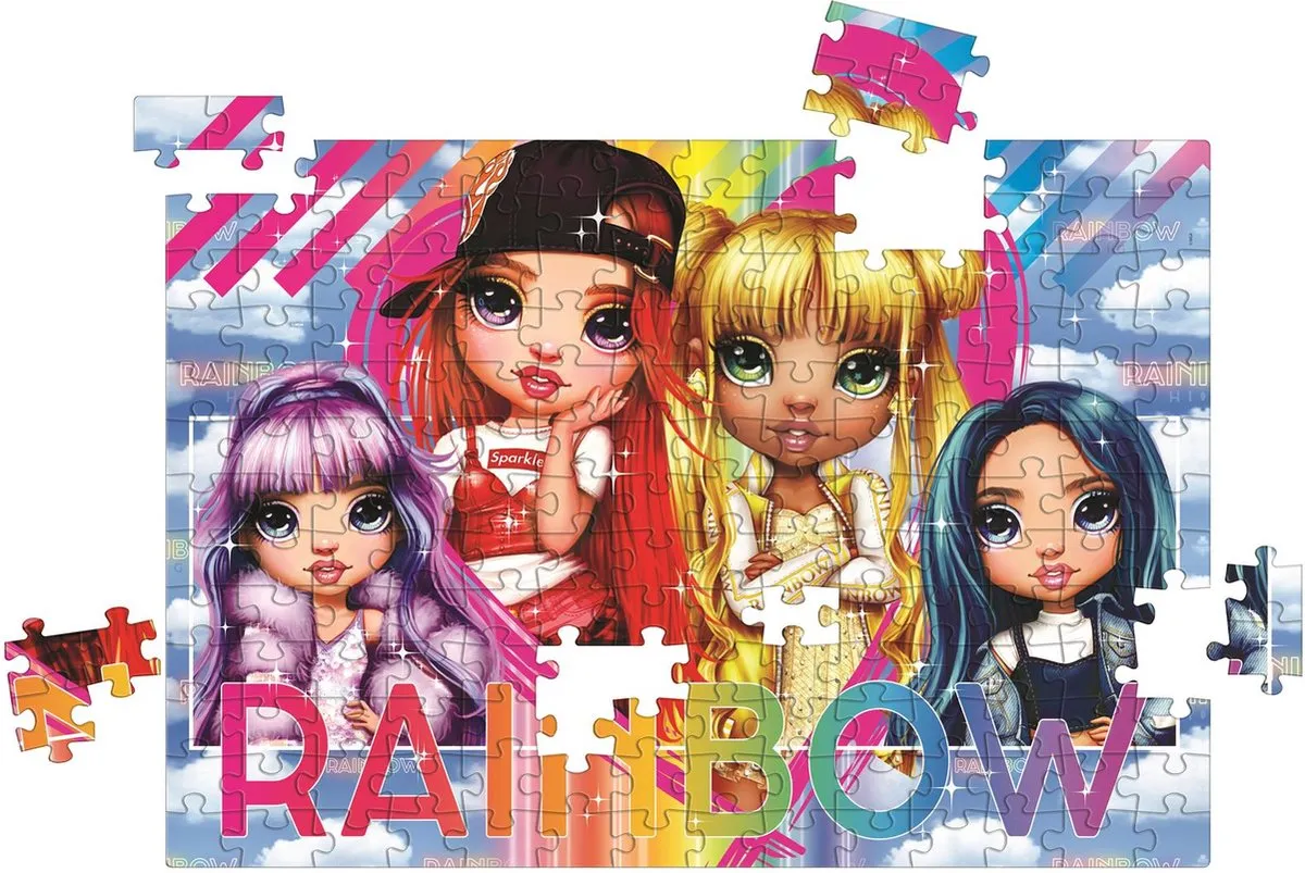 Clementoni Rainbow High Puzzel 180 Stuks - Multikleur - afbeelding 6 van 6