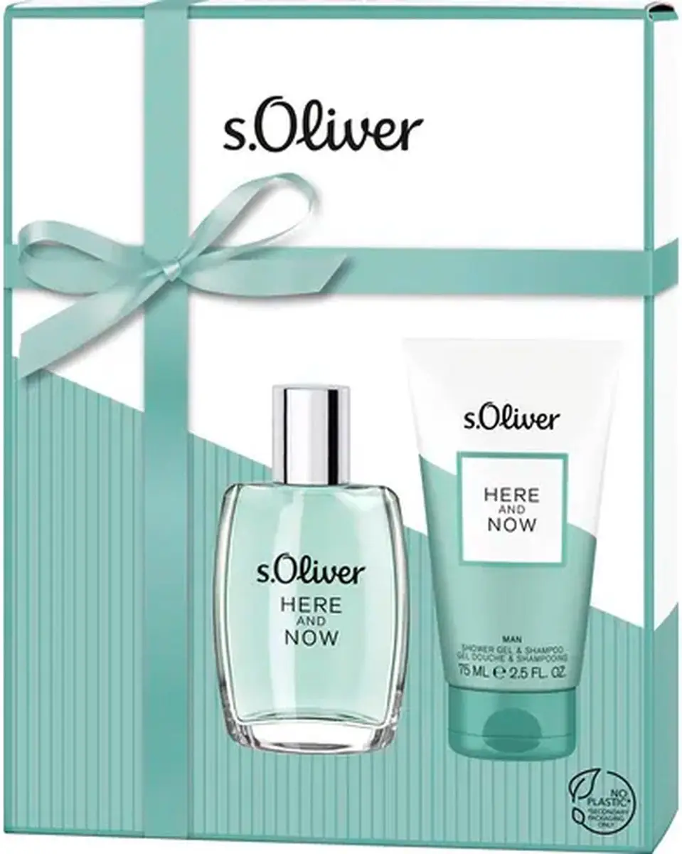 s.Oliver Here and Now Man Eau de Toilette & Douchegel Set