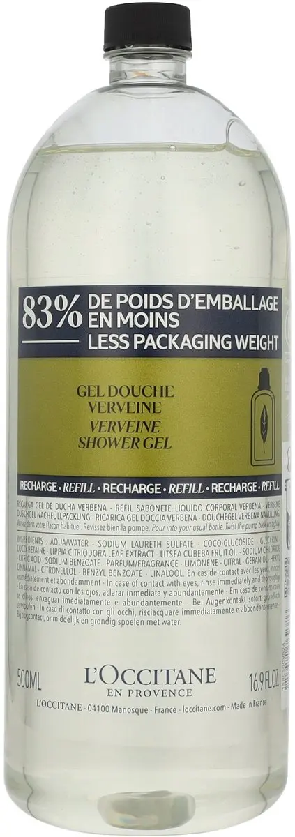 L'Occitane Citrus Verbena Gel Douche Refill 500ml