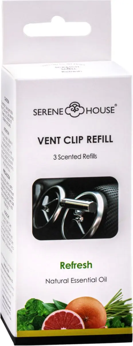 Serene House Autoparfum Clip Navulling