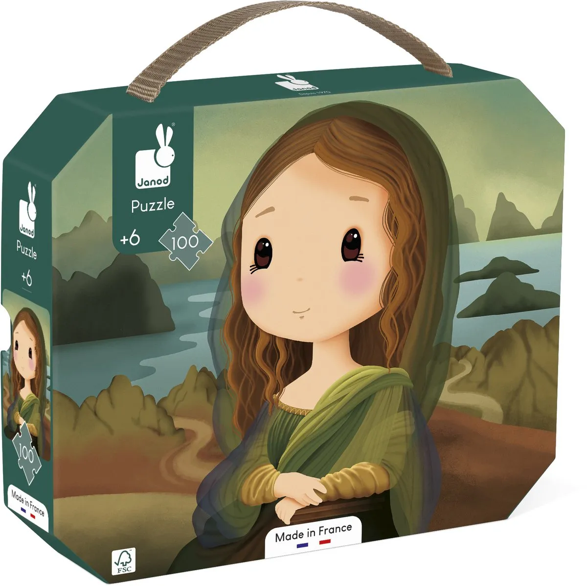 Janod Puzzel Mona Lisa 100 Stukjes
