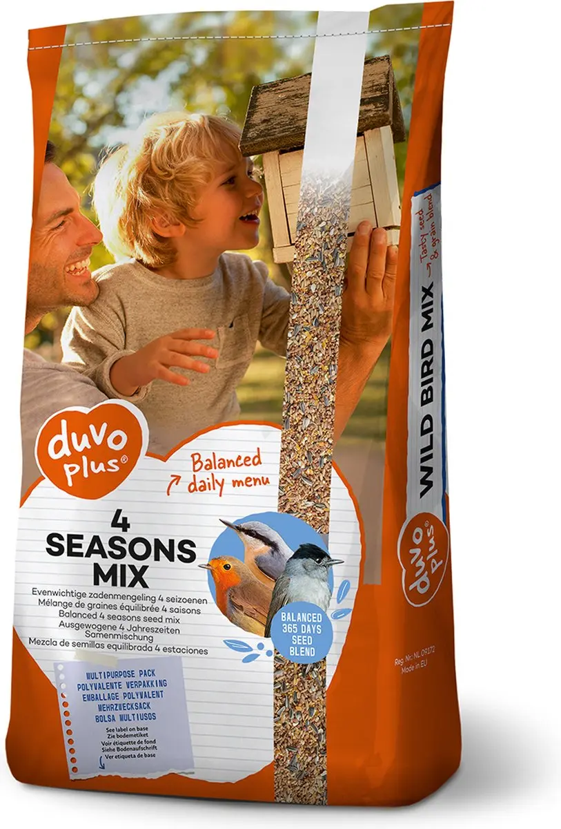 Duvo Buitenvogelvoer 4 Seizoenen Mix 20kg