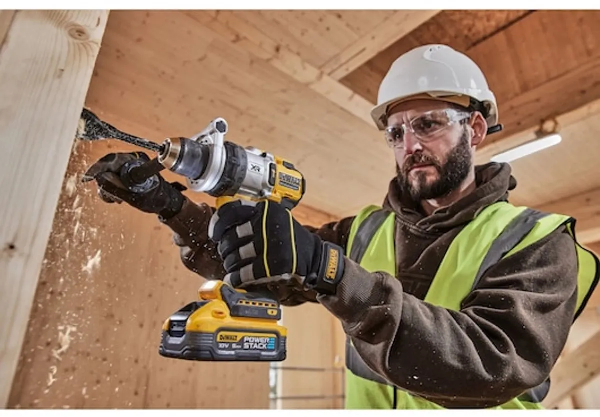DeWalt DCD1007H2T Klop-/Schroefboormachine 18V - 2x Accu - 13mm Metselwerk