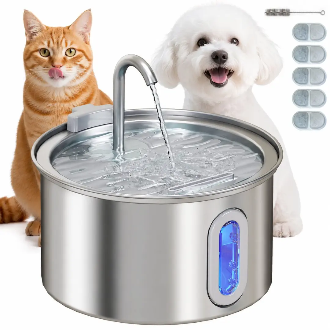 ECTEATOY Drinkfontein Kat RVS 2.5L