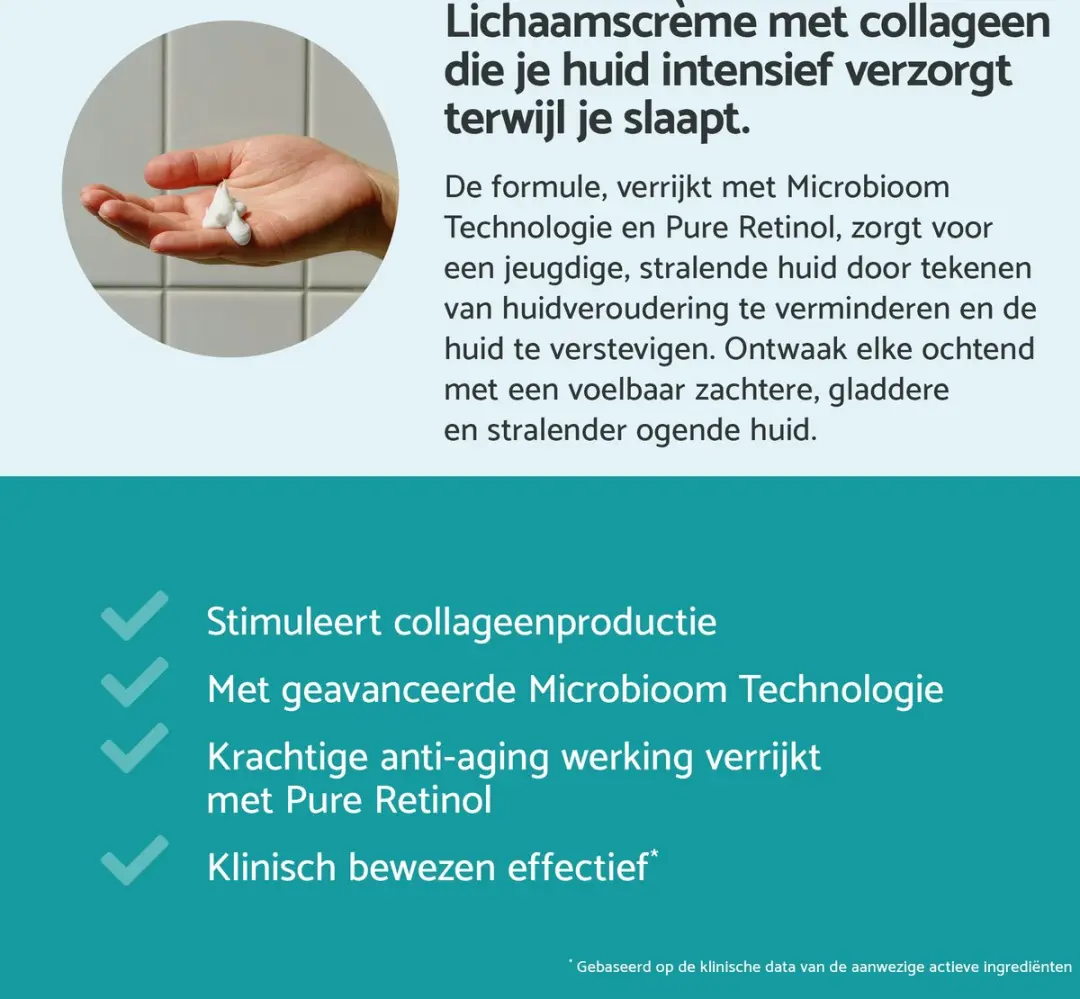 Remescar Collageen Nachtcrème Lichaam 200ml