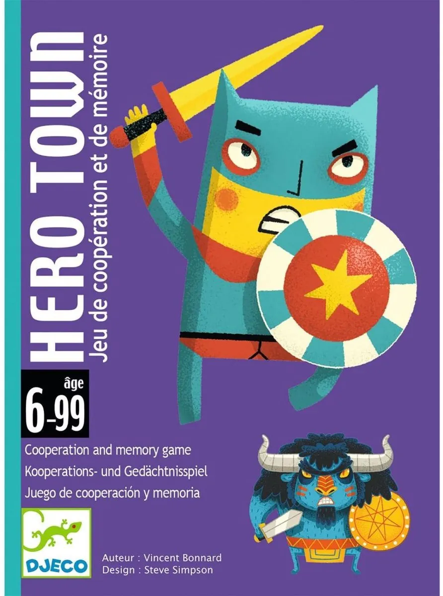 Djeco Hero Town - Bordspel - 2-4 Spelers