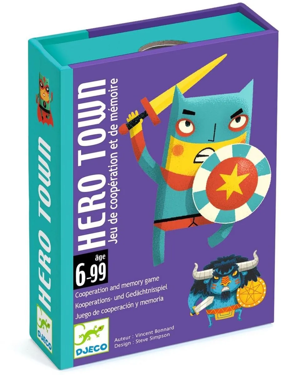 Djeco Hero Town - Bordspel - 2-4 Spelers