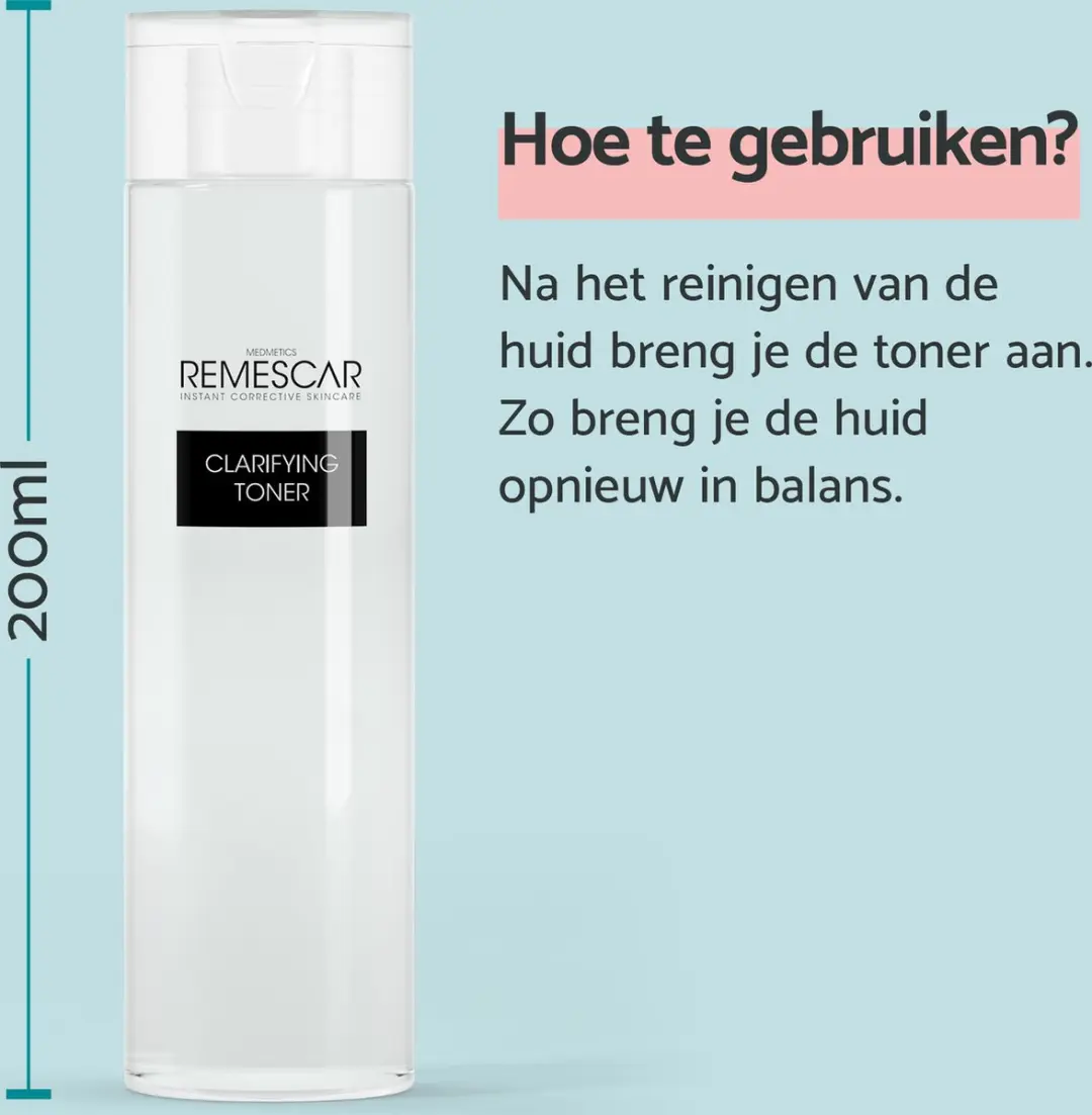 Remescar Clarying Toner 200ml - afbeelding 6 van 6