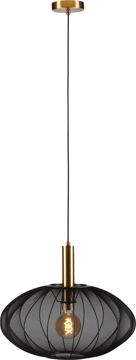 Lucide Corina Hanglamp Ø50cm - 1xE27 - Zwart