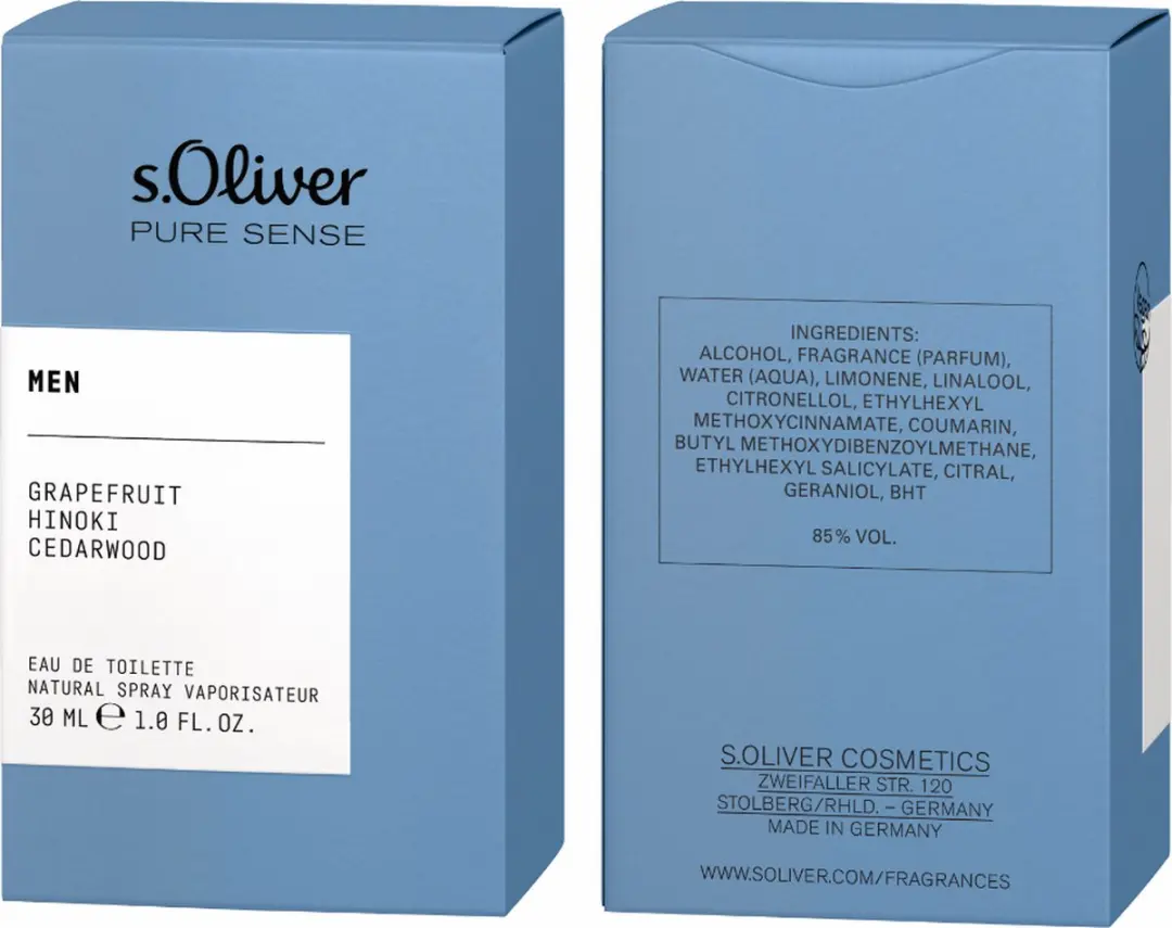 s.Oliver Pure Sense Men Eau de Toilette 30ml