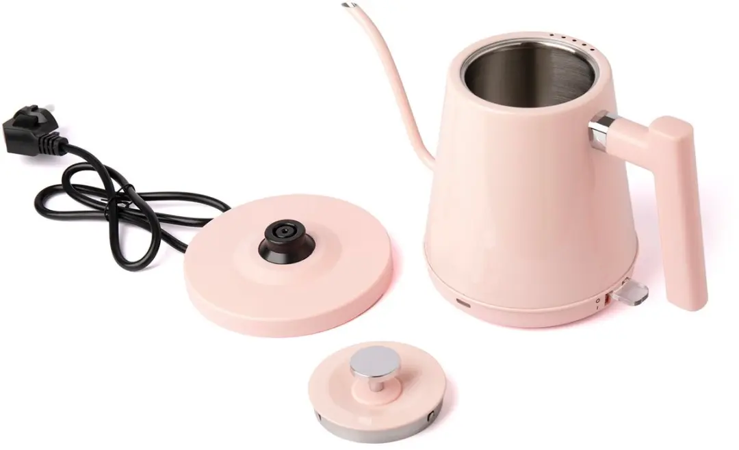 ECTEATOY Elektrische Waterkoker Zwanenhals 0.8L - Roze