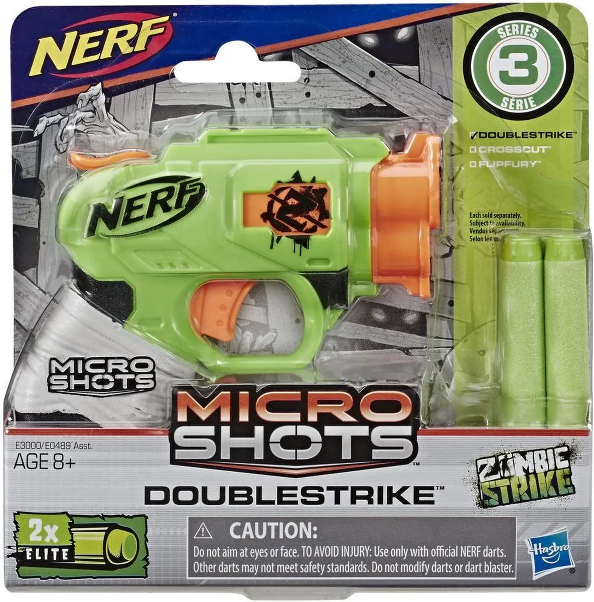 Nerf Microshots Doublestrike Blaster E3000