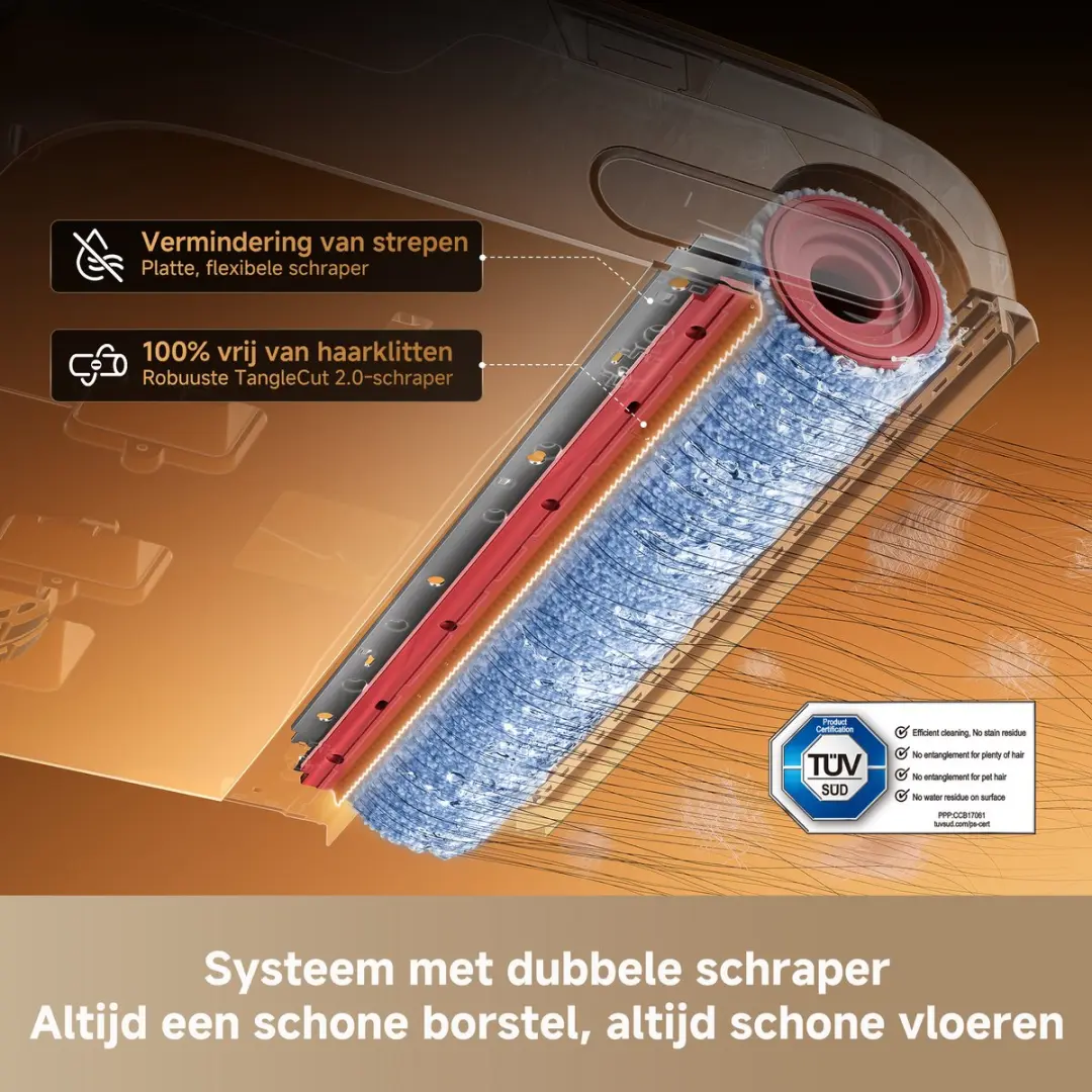 Dreame T16 Pro Heat R Stofzuiger - 30.000 Pa - Zwart