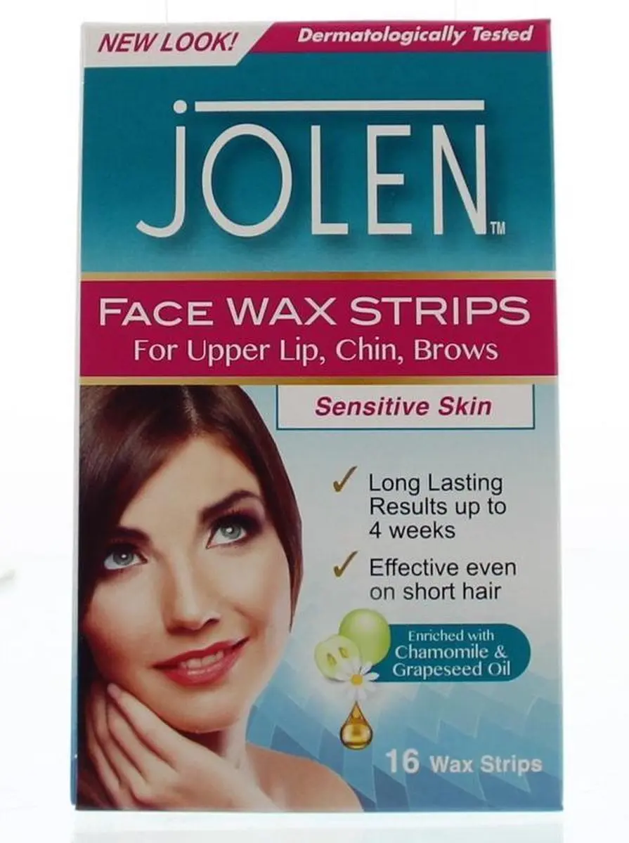 Jolen Gezichtsontharing Strips - 16 Stuks