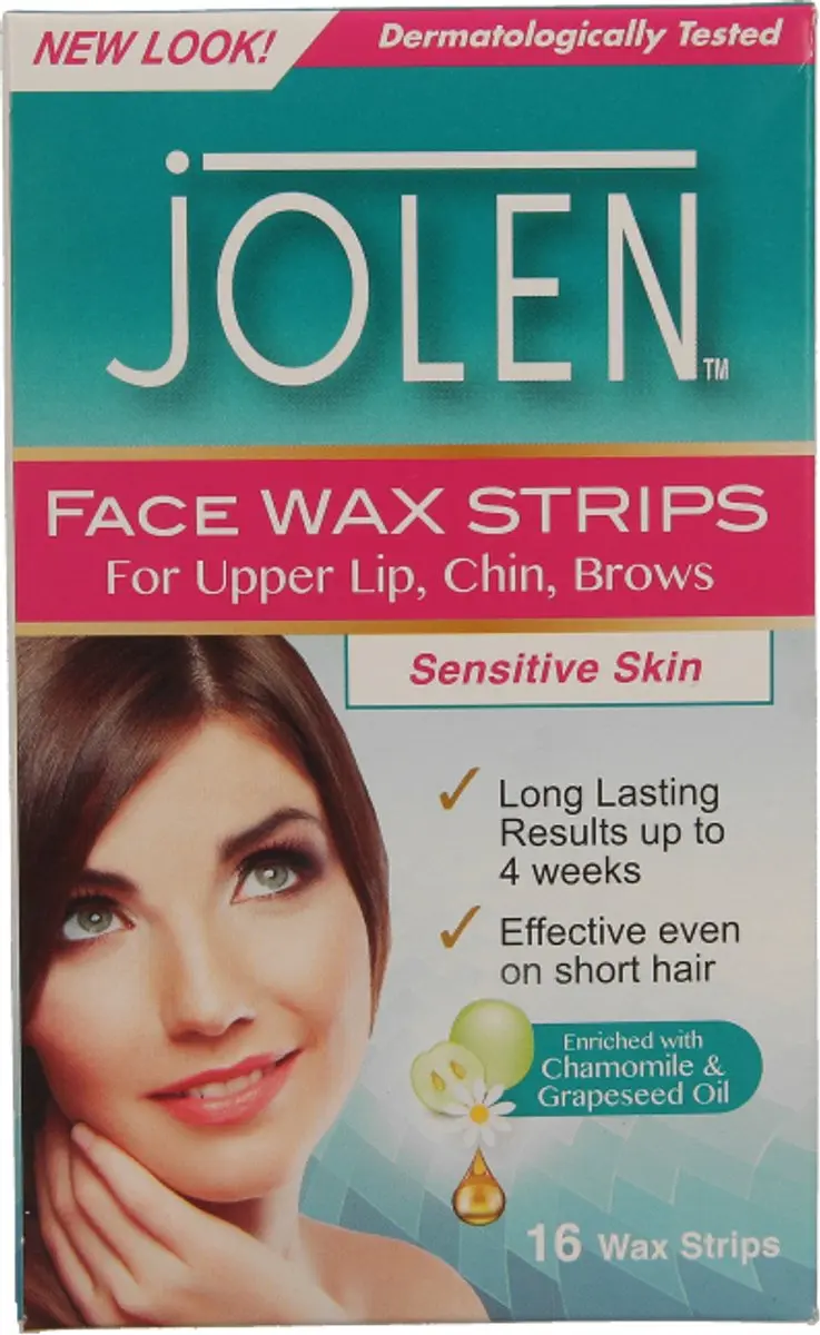 Jolen Gezichtsontharing Strips - 16 Stuks