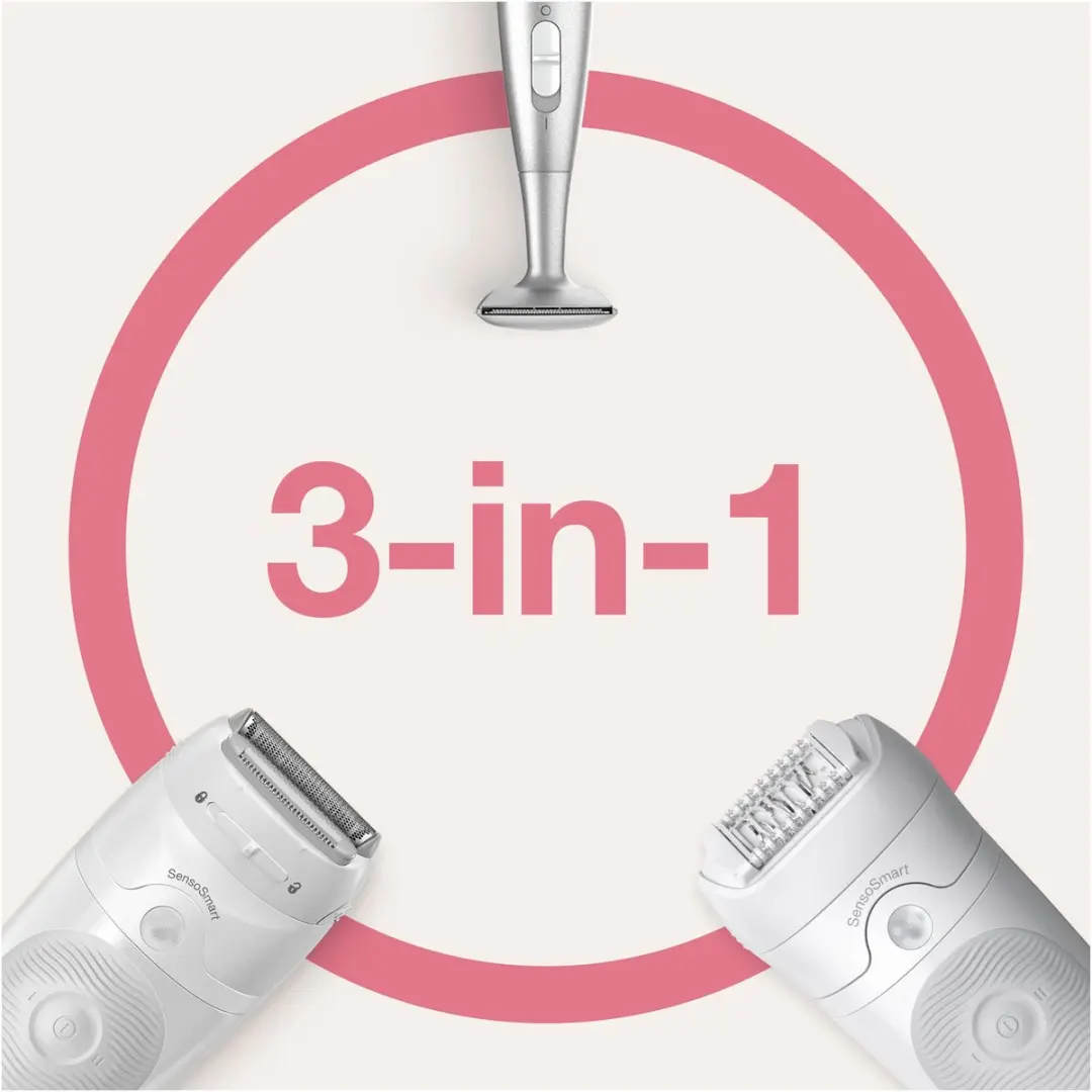 Braun Silk-épil 5 5805 pincetten - Zilver/Wit