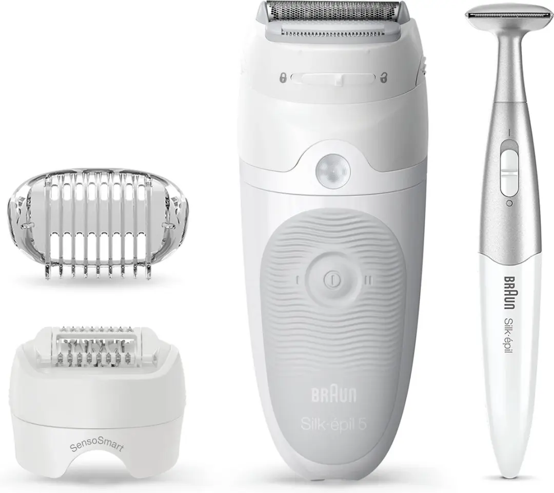 Braun Silk-épil 5 5805 pincetten - Zilver/Wit