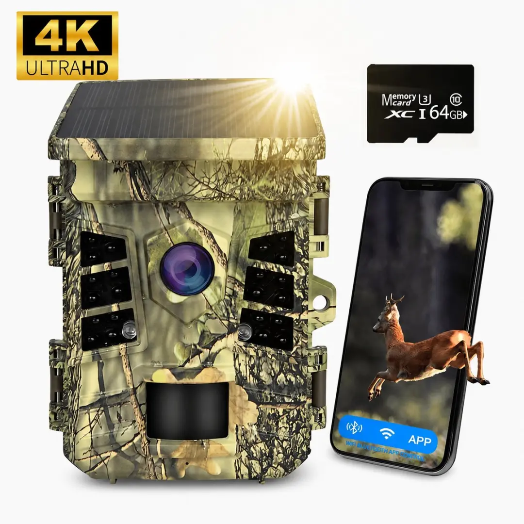 ECTEATOY Wildcamera 32MP 4K No Glow WiFi Groen