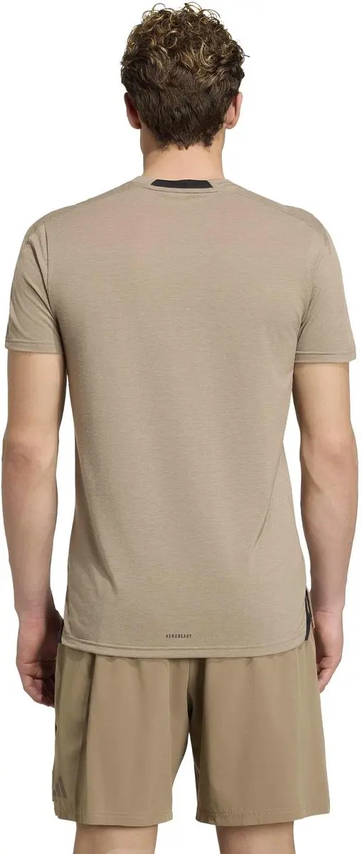 Adidas D4T Tee KS3815 Training T-shirt Heren - XL - Lichtbruin - afbeelding 6 van 6
