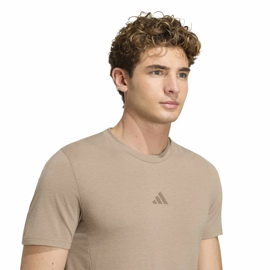 Adidas D4T Tee KS3815 Training T-shirt Heren - XL - Lichtbruin