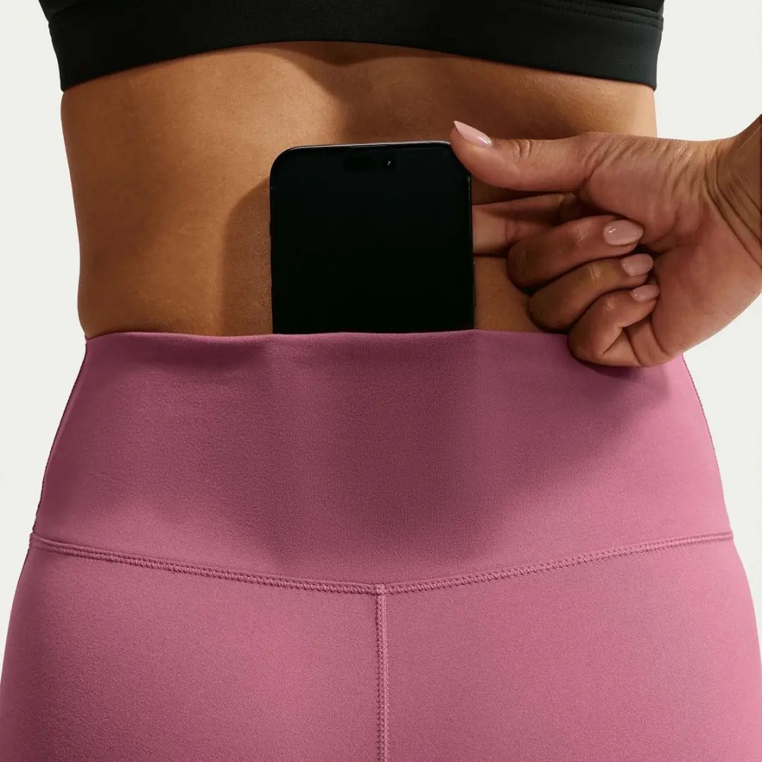 Nike One Seamless Front Trainingsbroek HJ9195-654 - Rood