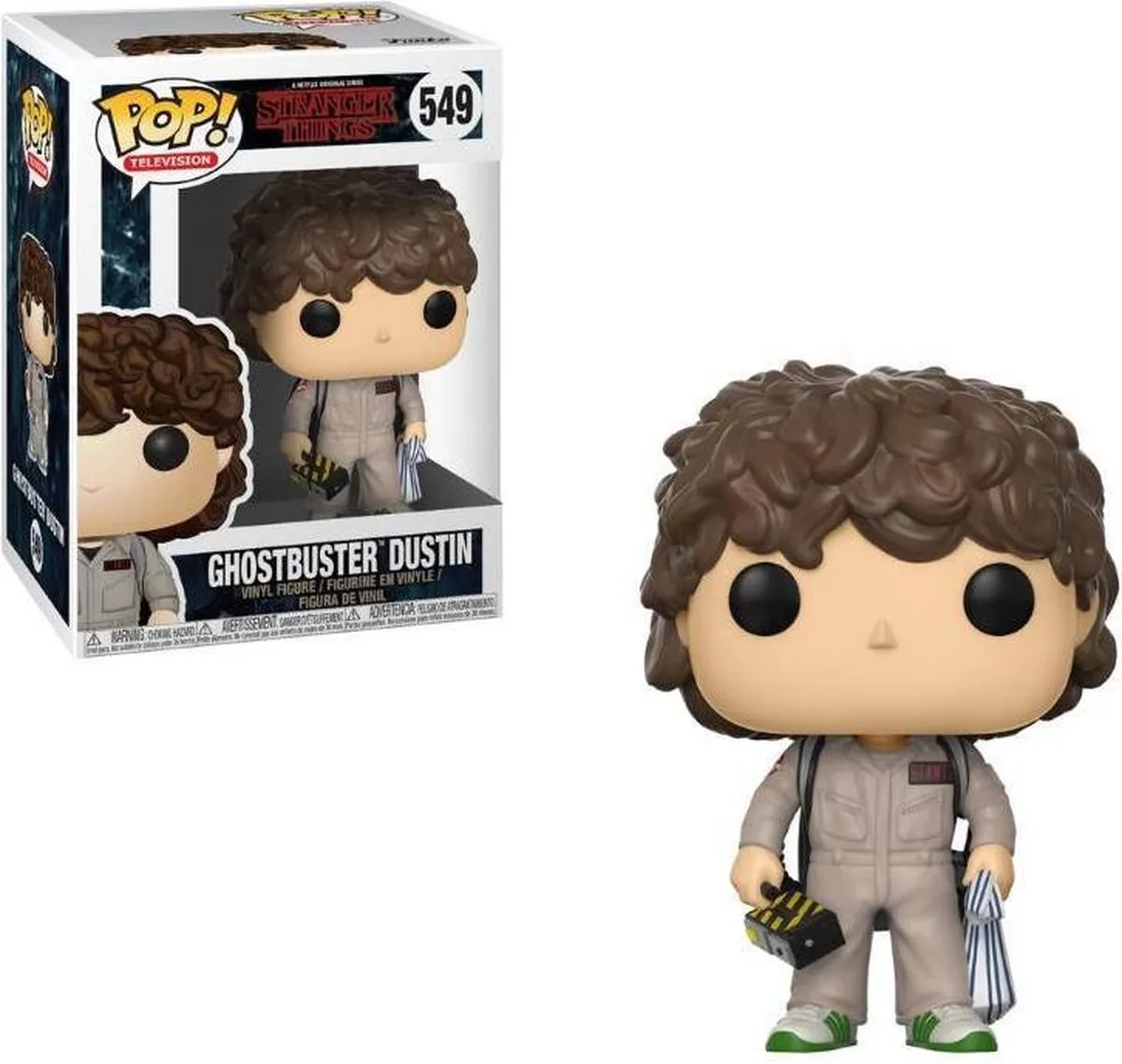 Funko POP! Dustin Ghostbusters - Stranger Things 21484 - 10cm - Multicolor - afbeelding 3 van 4