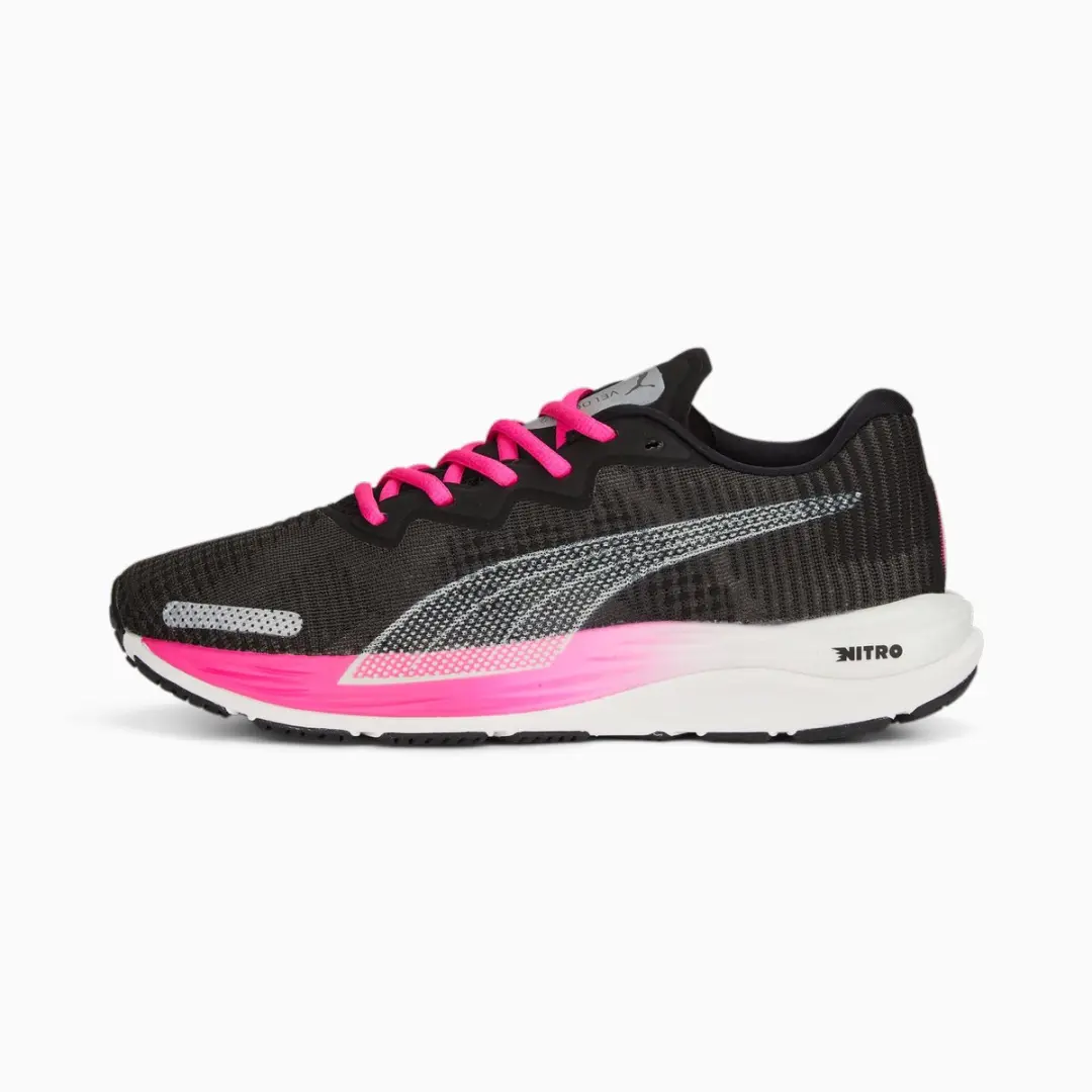 PUMA Velovity Nitro 2 Wns Runningschoenen - Dames 40 - Black/Ravish/Silver