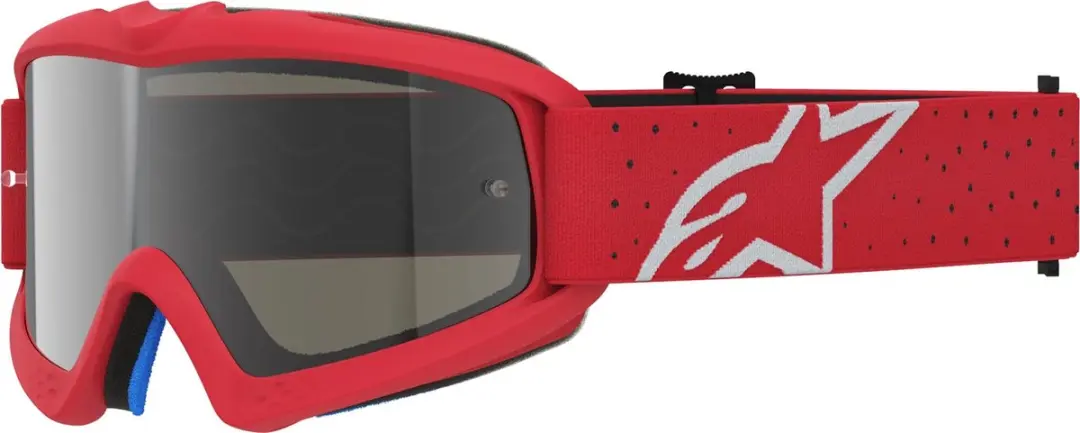 Alpinestars Vision Vesta Jeugd Motocrossbril - Blauw/wit - afbeelding 6 van 6