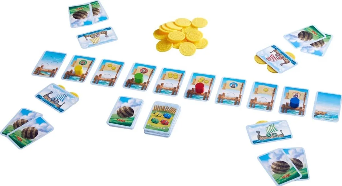 Haba Mini Spel Vallei der Vikingen 1307364004 - Strategisch spel 2-4 spelers