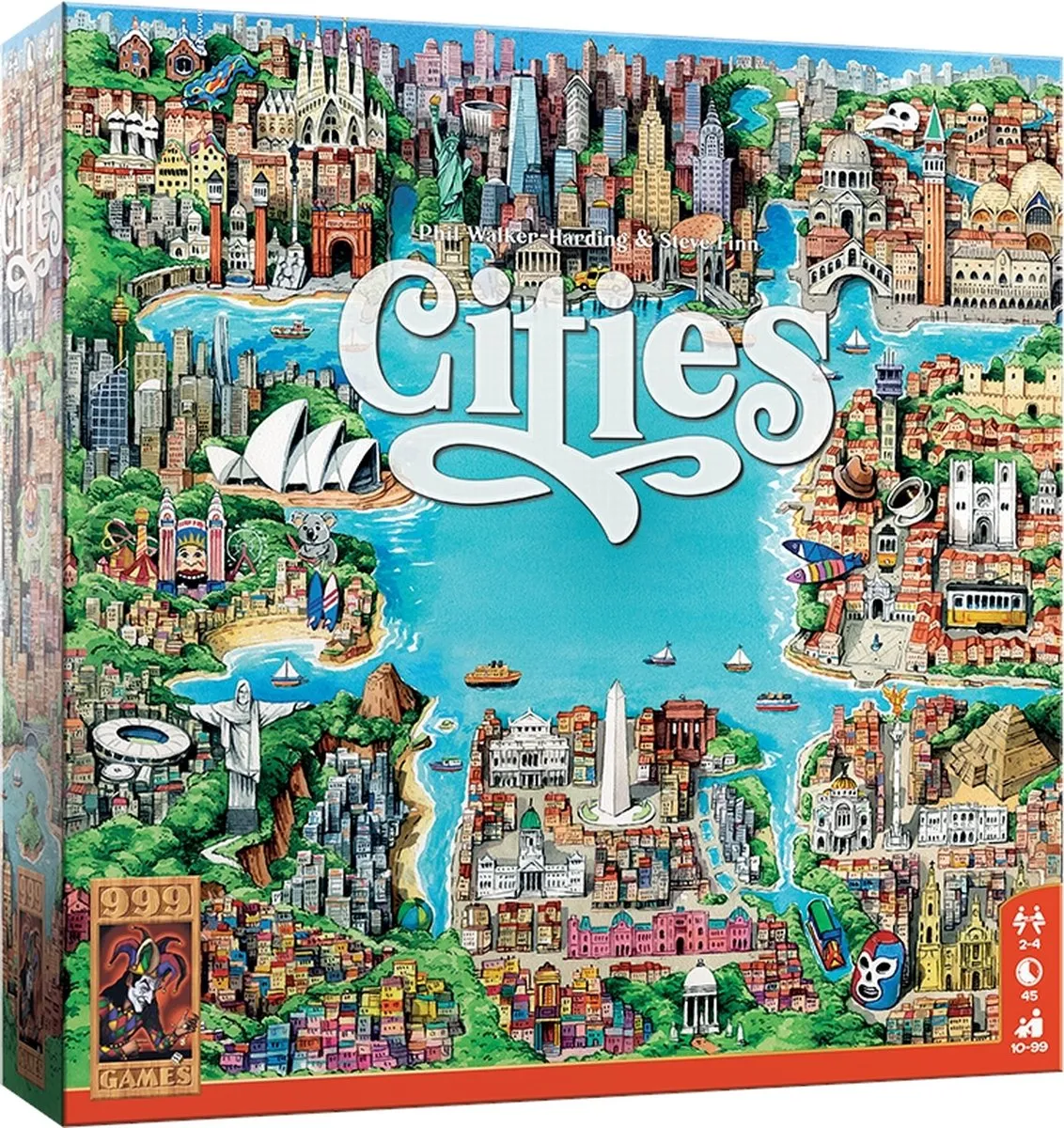 999 Games Cities Bordspel Strategisch - 2-4 Spelers