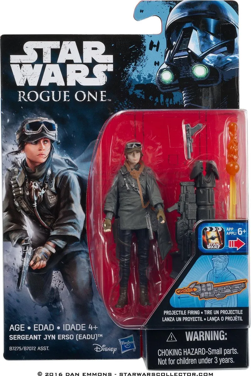 Star Wars Rogue One Jyn Erso EADU Actiefiguur 3.75 inch - B7072