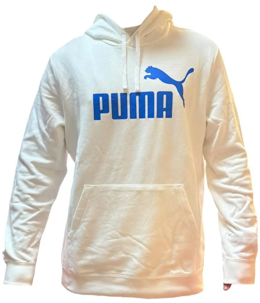 PUMA Ess No 1 Sportvest Mannen Wit/Blauw XL