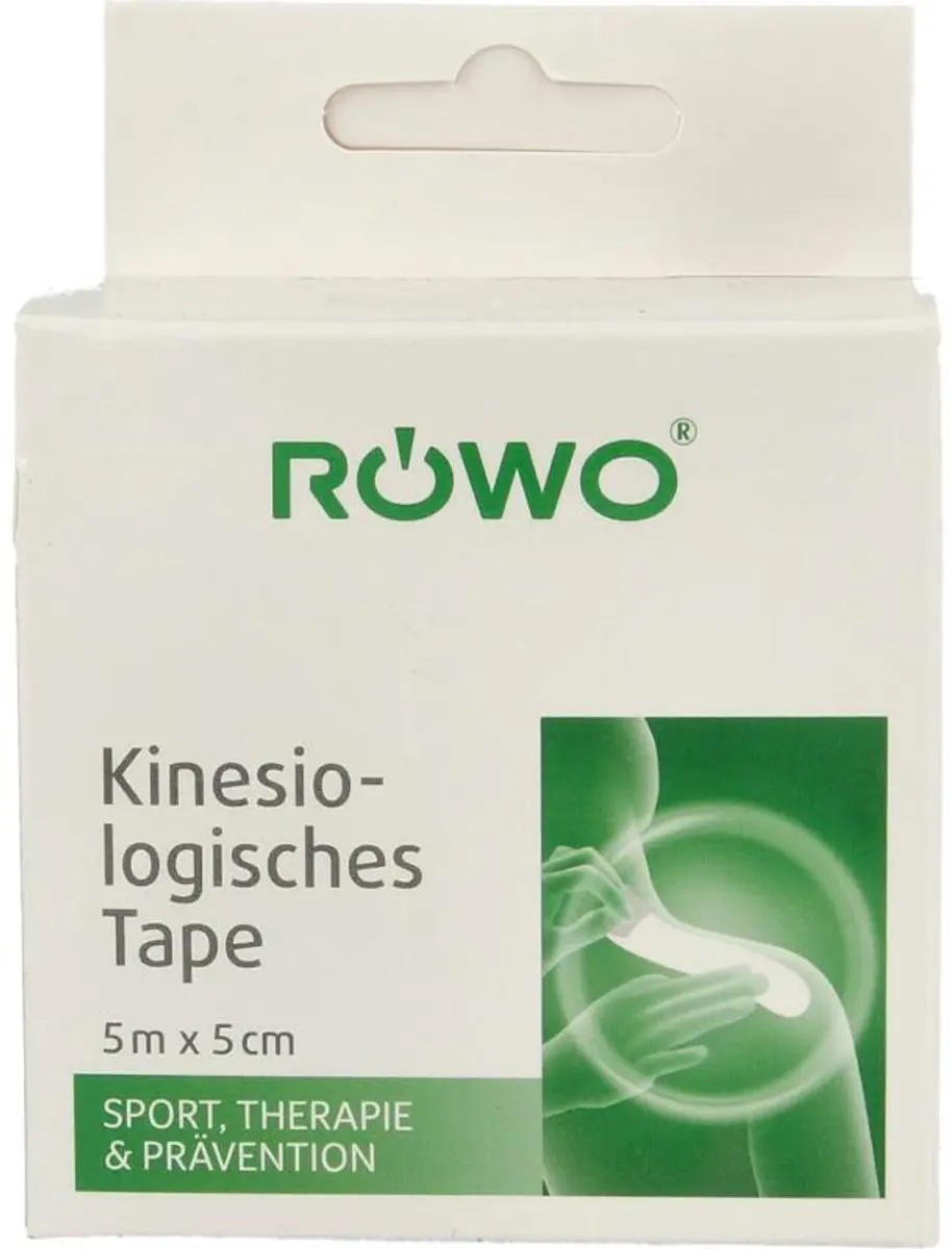 Röwo Kinesiotape 5cm x 5m - Zwart