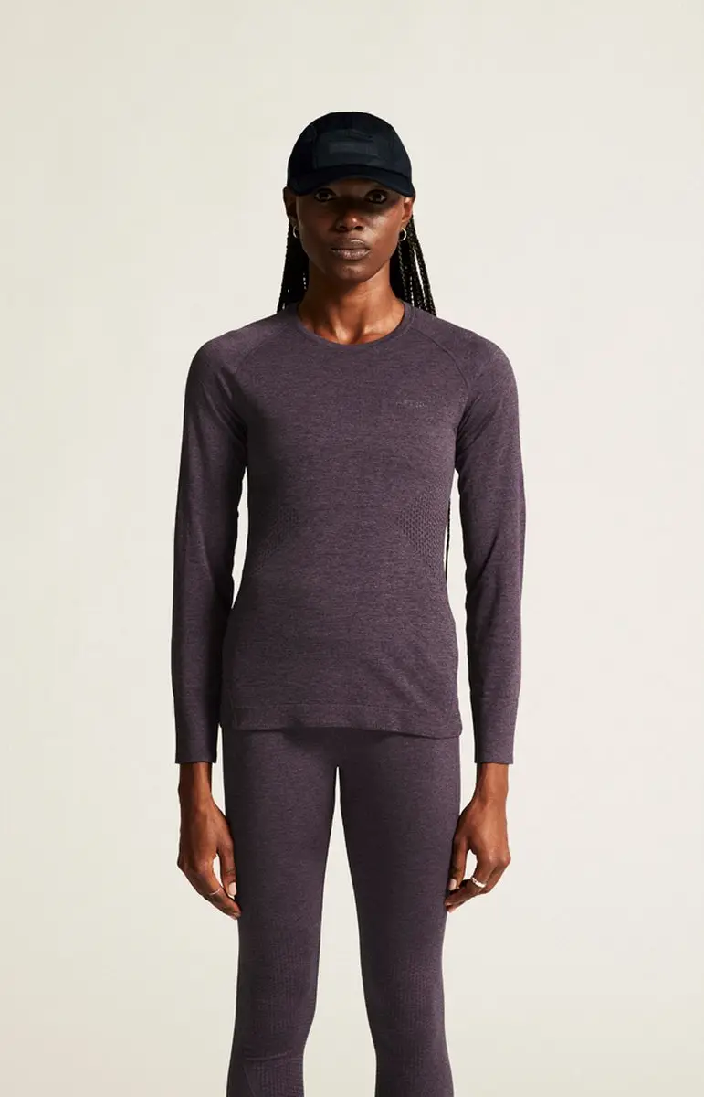 Craft Core Dry Active Comfort Shirt Dames M - Donkerpaars