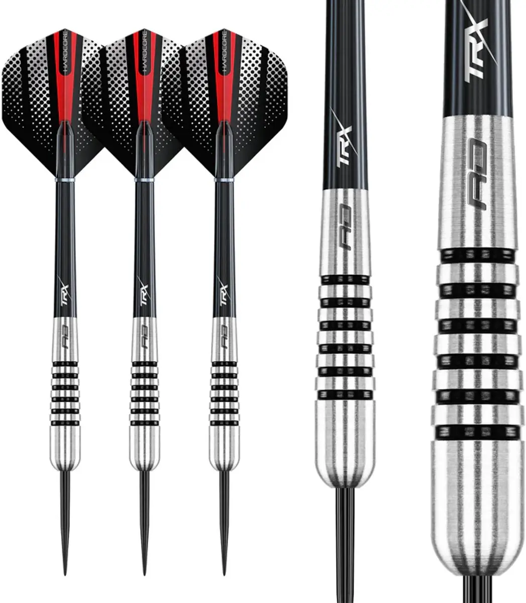 Red Dragon Torpedo 80% Dartpijlen 3 Stuks - Zilver/Zwart