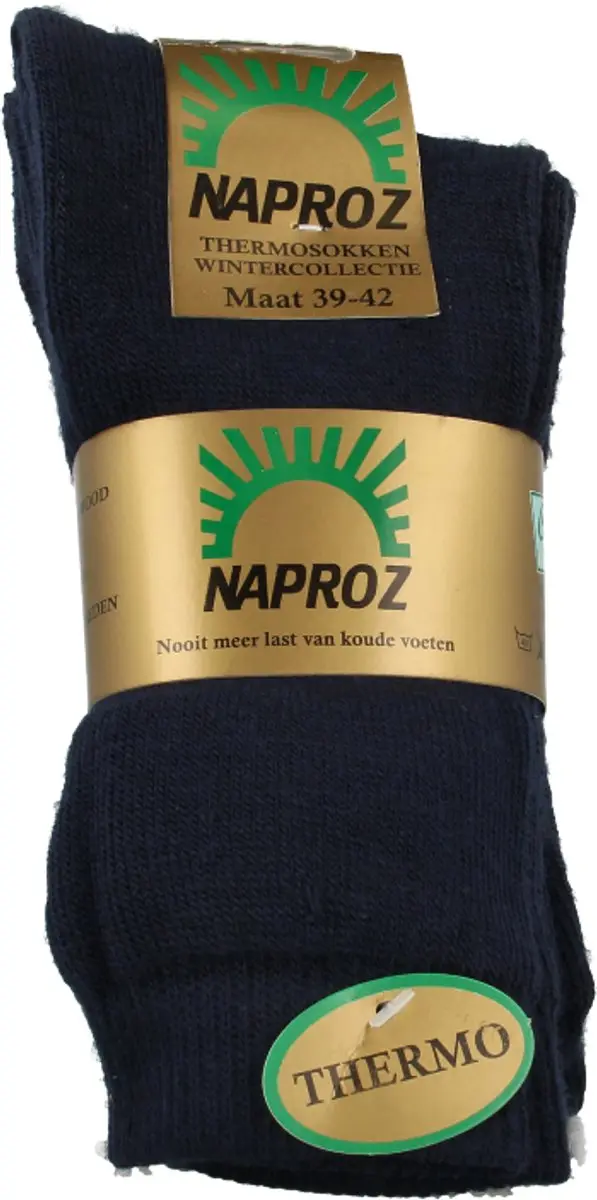 Naproz Thermo Sok - Blauw