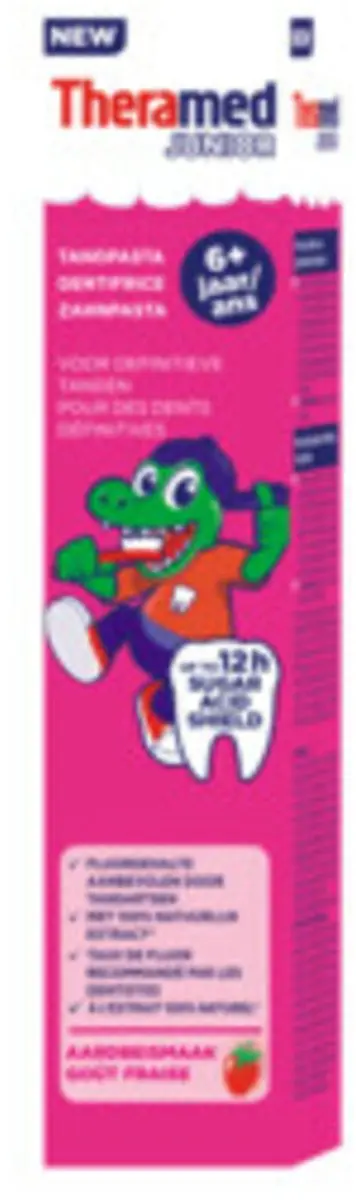 Theramed Junior Tandpasta Aardbei 50ml